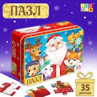 Пазл Puzzle Time Добрый Дедушка Мороз 7663050 (35 эл)
