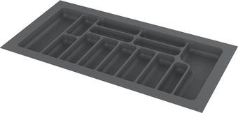 Лоток для столовых приборов Starax S-2293-G (серый)