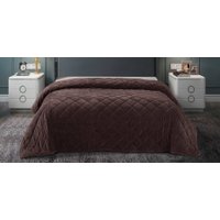 Покрывало Luxor QV 19-0913 велюр (220x240, chocolate)