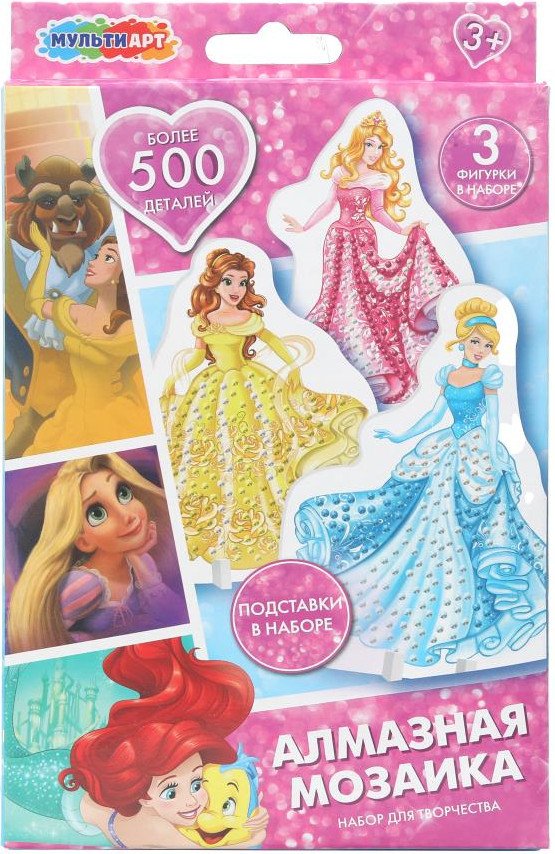 

Алмазная мозаика MultiArt Принцессы AMFP-128636