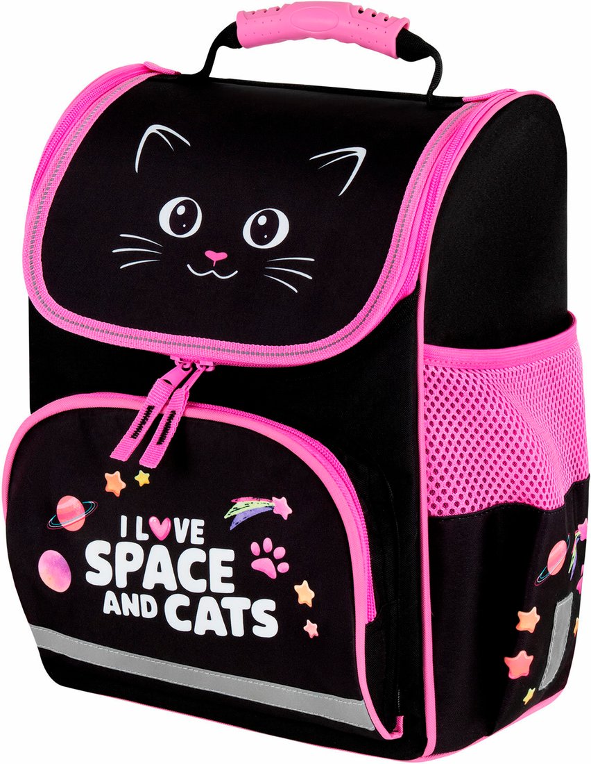 

Школьный рюкзак Пифагор Basic. Dark Kitten 273134