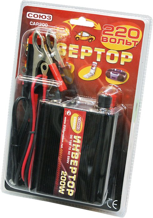 

Автомобильный инвертор Союз CAR200