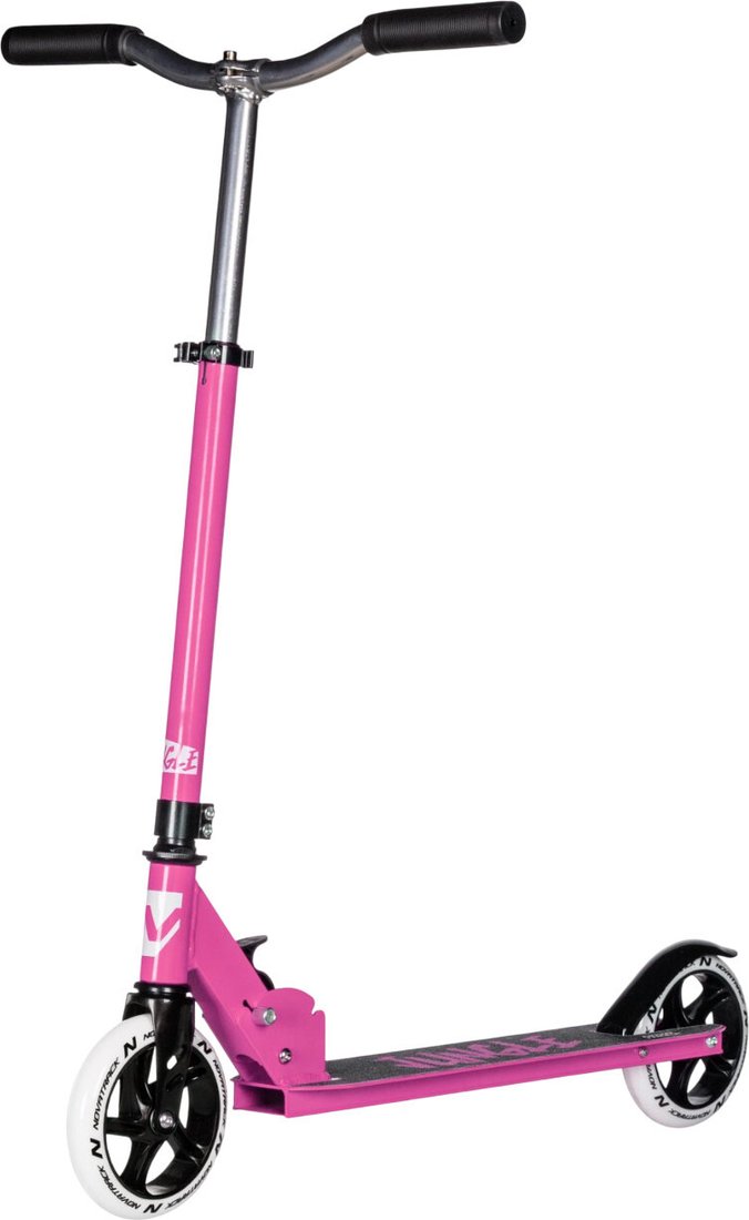 Двухколесный детский самокат Novatrack Jungle Alloy 125.JUNGLE.PN25 (розовый)