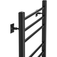 Полотенцесушитель Ростела Свирель V квадрат 500x800/9 1/2" (Ral 9005, нижнее подключение)