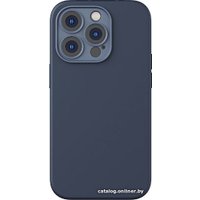 Чехол для телефона Baseus Liquid Silica Gel Case для iPhone 14 Pro Max (синий)