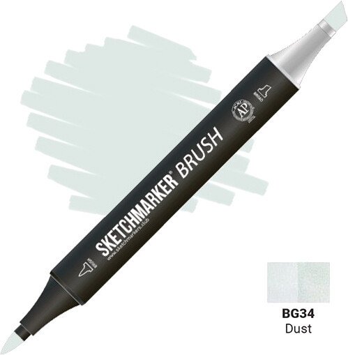 

Маркер художественный Sketchmarker Brush Двусторонний BG34 SMB-BG34 (грязь)