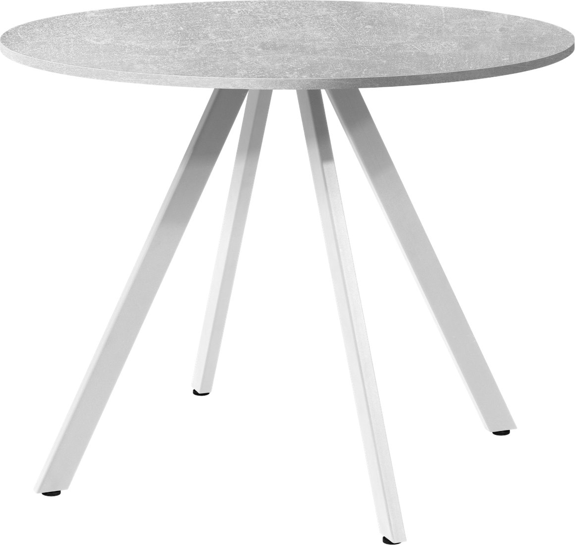 

Обеденная группа Millwood Олесунн D100x100x75х1.8 (бетон/металл белый)