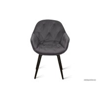 Стул с подлокотниками Aero B817-m Smoke VL17 BK (велюр, серо-коричневый)