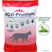 Наполнитель для туалета Eco-Premium с ароматом зеленого чая 55 л