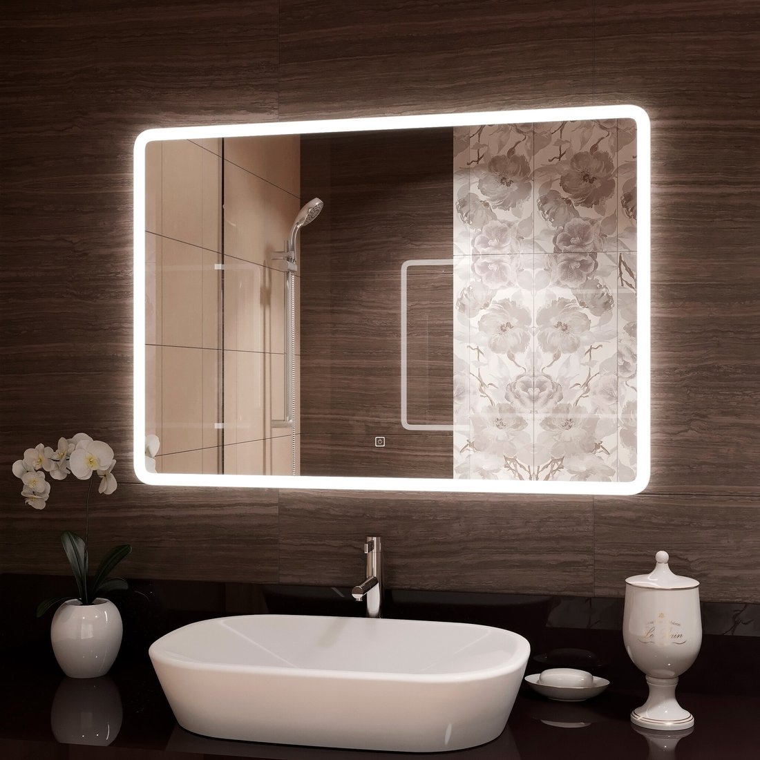 

Континент Зеркало Demure Led 100x70 (бесконтактный сенсор)