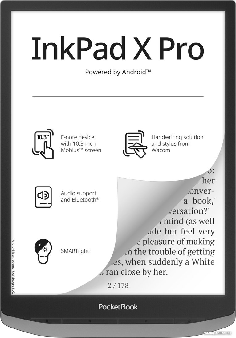 Электронная книга PocketBook InkPad X Pro Mist Grey