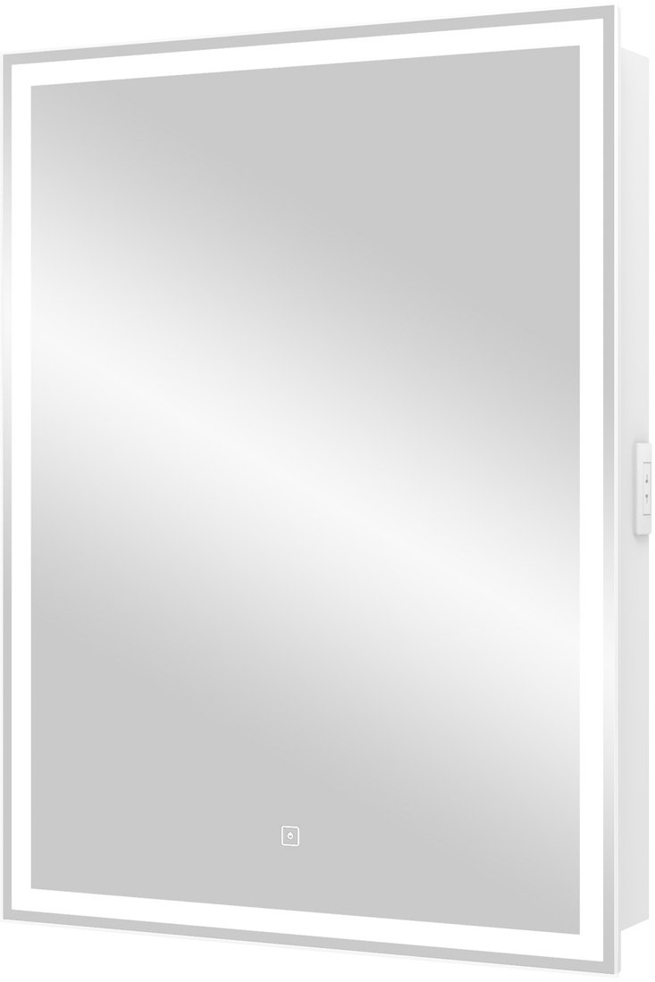 

Континент Шкаф с зеркалом Allure Led 60x80 L (с розеткой, провод с вилкой)