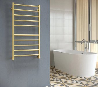 Полотенцесушитель Stinox Toscana Gold 40x100 (золотистый глянец)
