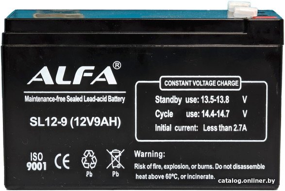 Аккумулятор для ИБП ALFA SL12-9 (12V-9Ah)