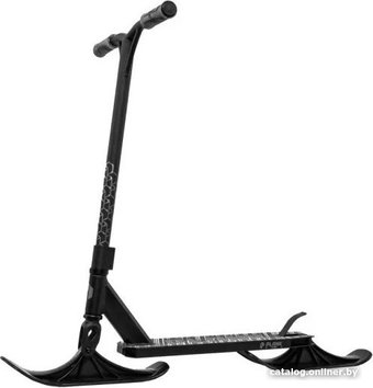Самокат на лыжах Plank Triton P20-TRI100BK+SKI (черный)