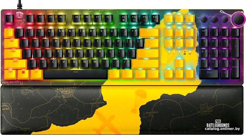 Клавиатура Razer Huntsman V2 PUBG: BATTLEGROUNDS Edition (Razer Optical Red, нет кириллицы)