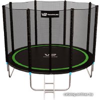 Батут V2 Trampoline Greenline 10FT 312 см (с внешней сеткой и лестницей)
