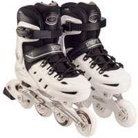 Роликовые коньки TIAN-E TE-761WTM (р. 35-38, белый)