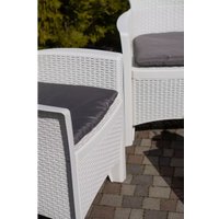 Набор садовой мебели Ipae Progarden JUN06CBI (белый)