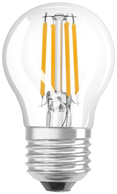 

Светодиодная лампочка Osram LS P40 4W/827 E27 230V CL FIL