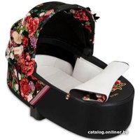 Универсальная коляска Cybex Priam III FE (spring blossom dark, шасси сhrome black)