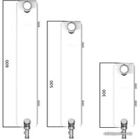 Стальной панельный радиатор Uterm Ventil Compact Тип 21 500x800