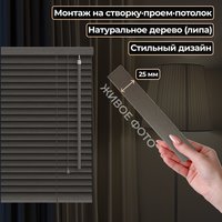 Жалюзи горизонтальные АС МАРТ 25-37 67x200 (мореный дуб)