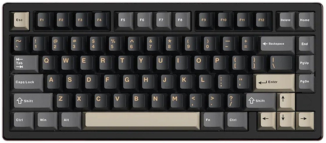 Клавиатура Wobkeys Rainy75 Pro Black (Kailh Cocoa, нет кириллицы)