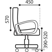 Офисное кресло Brabix Prestige Ergo MG-311 (ткань, черный/синий)