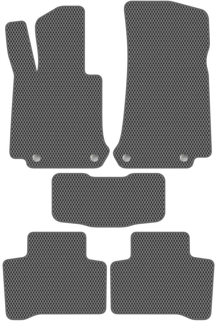 

Комплект ковриков для авто Alicosta Mercedes-Benz EQC I (suv / 293) 2019 - Н.В. (серый, ромб)