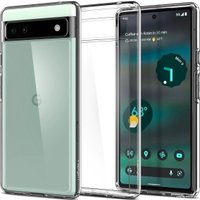 Чехол для телефона Spigen Ultra Hybrid для Pixel 6a ACS04477 (прозрачный)