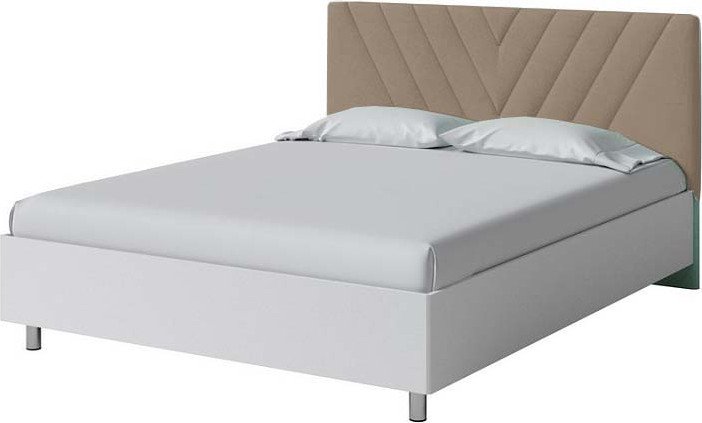 

Кровать PROxSON Ora 140x200 (белый/Teddy 306 лунный)