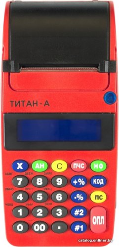 Авто-Комби Титан-А, встроенное СКНО, мобильный (красный)