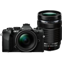 Беззеркальный фотоаппарат Olympus OM-5 Mark II Kit 12-45mm F4.0 PRO + 40-150mm F4.0 PRO (черный)