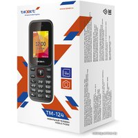 Кнопочный телефон TeXet TM-124 (черный)