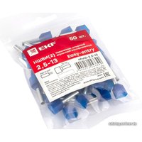 Наконечник-гильза для кабеля EKF PROxima Nhvi2-2.5-13 (50 шт)