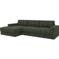 Угловой диван Rivalli Дискавери с оттоманкой левая (Elle forest)