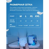 Трусики-подгузники Kissme Premium Pants M 6-11 кг (44 шт)