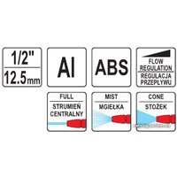 Распылитель Yato Пистолет-распылитель регулируемый YT-8955