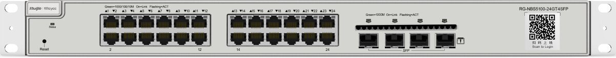 Управляемый коммутатор 3-го уровня Ruijie Networks RG-NBS5100-24GT4SFP