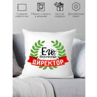 Декоративная подушка Print Style Его величество директор 40x40plat71