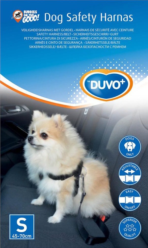 

Ремень безопасности для авто Duvo Plus Safety Belt Harness 121003 (S, 45-70 см)