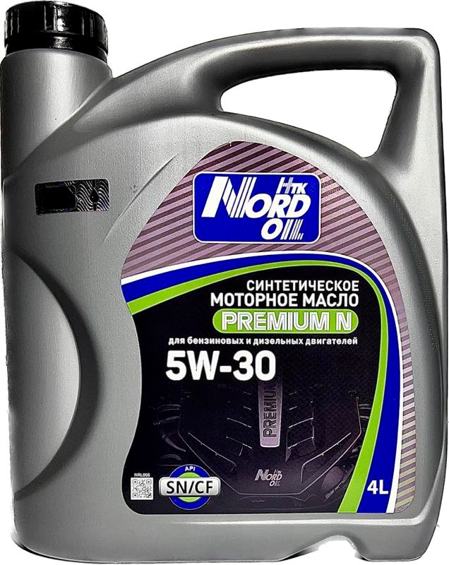 

Моторное масло Nord Oil Premium N 5W-30 SN/CF 4л