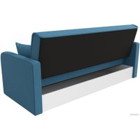 Диван Лига диванов Надежда 121130 (рогожка Амур голубой)