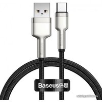Кабель Baseus Cafule Series Metal Data Cable USB Type-A - Type-C 66W CAKF000001 (0.25 м, черный)