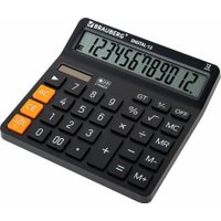 Калькулятор BRAUBERG Digital-12 272968 (черный)