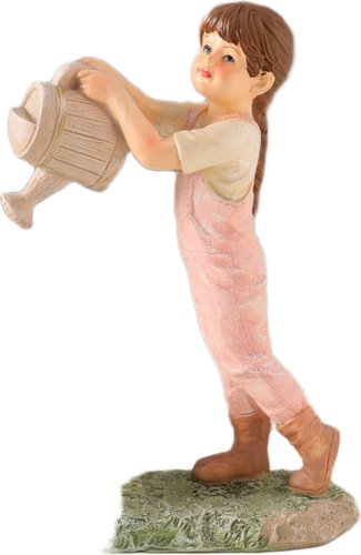 Статуэтка Sima-Land Малышка в комбинезоне, поливает из лейки цветы 10583174