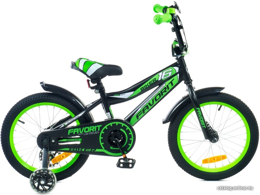 

Детский велосипед Favorit Biker 16 BIK-16GN (зеленый)