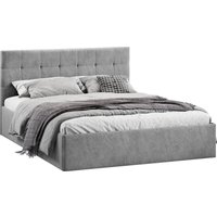 Кровать Трия Джоли Тип 1 универсальный 180x200 (микровелюр Wellmart Silver)