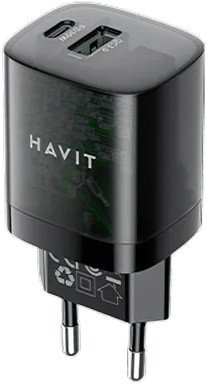 

Сетевое зарядное Havit UC303 (черный)